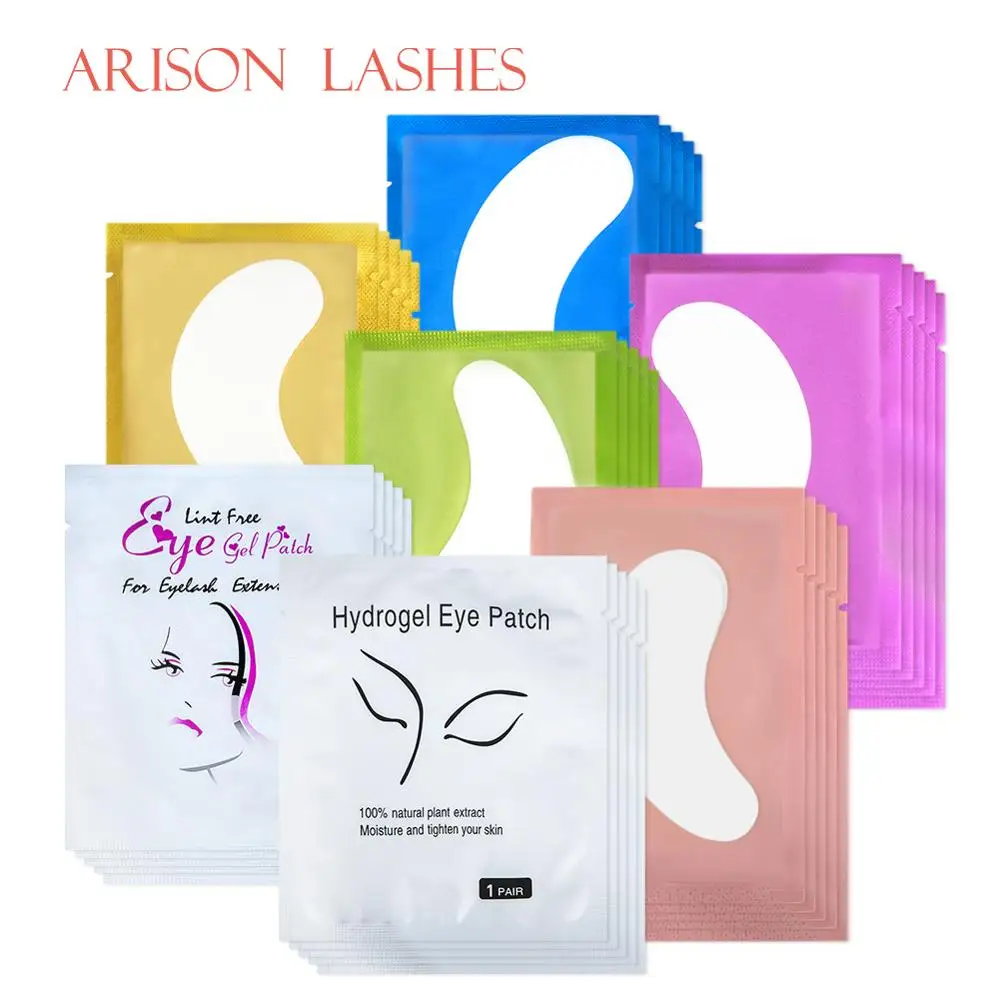 

50/100pairs/pack Paper Patches Eyelash Under Eye Pads Lash Eyelash Extension Paper Patches Eye Tips Sticker Wraps Make Up Tools