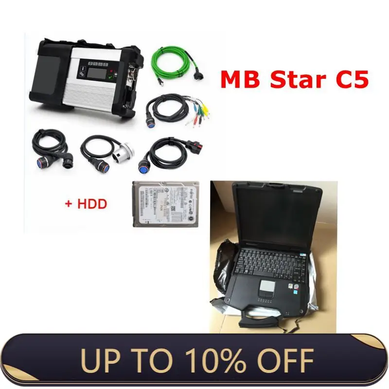 Автоматический диагностический инструмент MB Star C5 SD Connect + v2021.06 программное