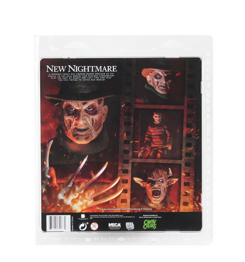 NECA настоящая одежда Wes Craven's New nightster Freddy Krueger фигурка модель игрушки кукла для