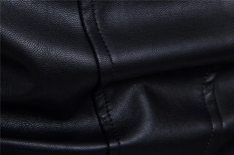 Men's Black Leather Jackets Men Coats 5XL Fashion Stand Collar Motorcycle PU Outerwear Male High Quality Jacket Brand Clothing
