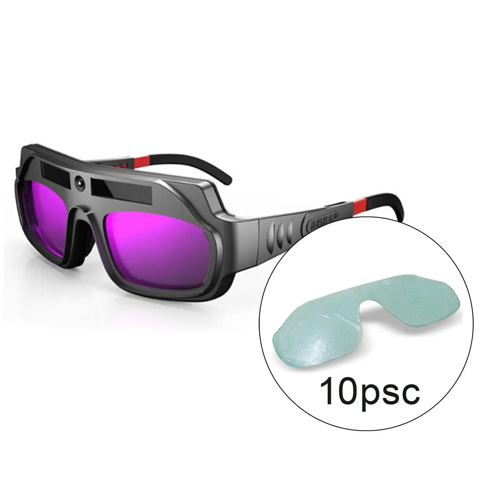 

Auto Darkening Welding Goggles Anti-Scratch Large View Auto Dimming Welding Equipment Welder Glasses Welder Mask for TIG Mig ARC