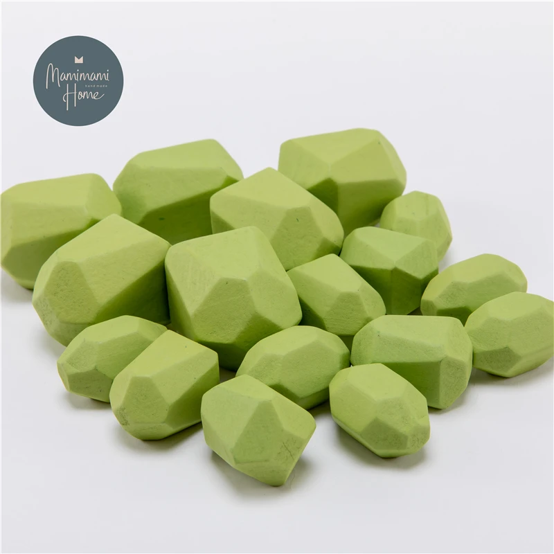 Wooden Stones Montessori Toy Creative Nordic Style Stacking Rainbow Game Set Balancing Building Blocks Wood Toy Gift 4 Wooden Stones Montessori Toy Creative Nordic Style Stacking Rainbow Game Set Balancing Building Blocks Wood Toy Gift 4