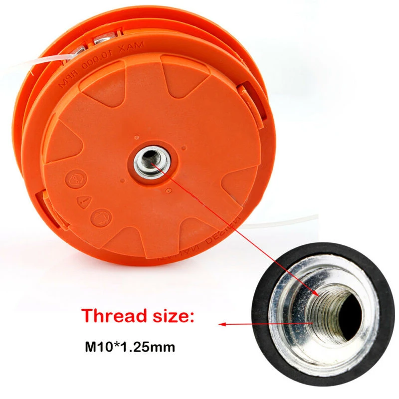 

9 Spline 26mm Gearbox Gearhead Trimmer Head Strimmer Line Brush Cutter 130mm.