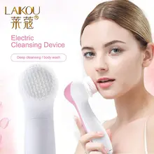 LAIKOU 5 in 1 Electric Facial Cleanser Wash Face Cleaning Mini Skin Pore Cleaner Beauty Body Massage Face Wash brush Machine Skin Care LAIKOU 5 in 1 Electric Facial Cleanser Wash Face Cleaning Mini Skin Pore Cleaner Beauty Body Massage Face Wash brush Machine Skin Care