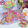 1200pcs DIY Handmade Beaded Children's Toy Creative Loose Spacer Beads Crafts Making Bracelet Necklace Jewelry Kit Girl Toy Gift ► Photo 1/6