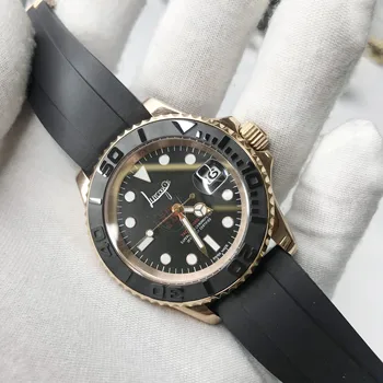 

Rose gold yacht AAA watch Ceramic Bezel master sapphire glass Mechanical Automatic luminous Luxury Sports Watches
