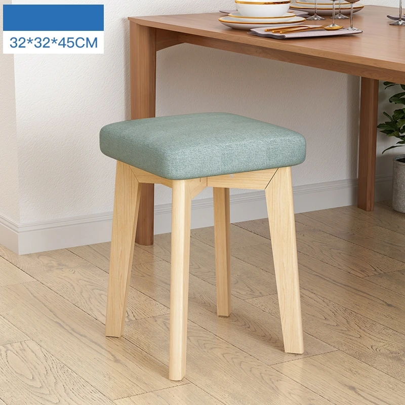 

Simple Solid Wood Dining Chair Modern Minimalist Dining Stool Nordic Desk Chair Makeup Chair Net Red Chair