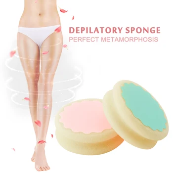

1PCS Design Magical Hair Removal Sponge Painless Depilation Sponge Soft Cute Depilation Tools Skin Care Sponges Beauty