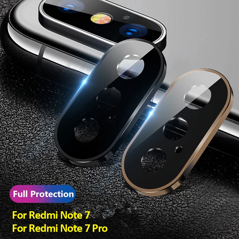 Металлическое Защитное стекло для объектива камеры Redmi Note 7 чехол защитный