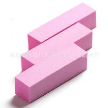 Принадлежности для маникюра розовый блок для полировки поверхности грубые четыре стороны блок шлифовальный блок