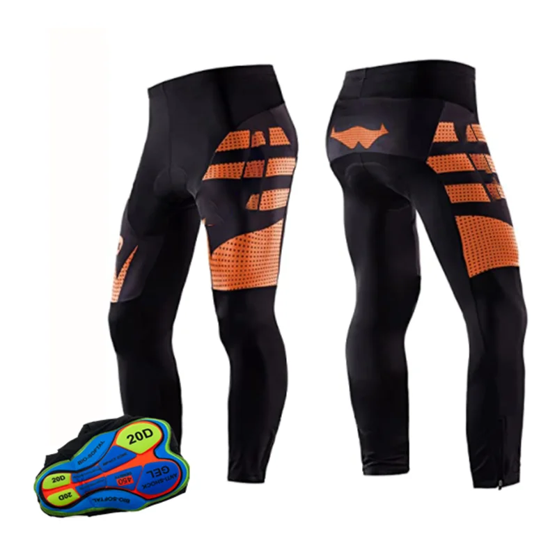 Pantalon Cyclisme Homme Souke Sports 4D Rembourré - Noir Taille S - Long Legging Collant