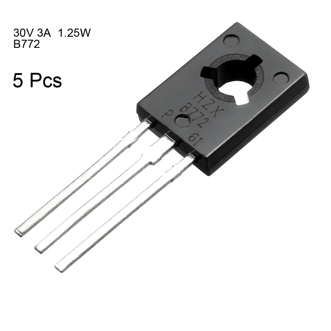 Uxcell TO-126 NPN 3 контакта PCB через отверстие биполярный транзистор для общего назначения и электронных устройств