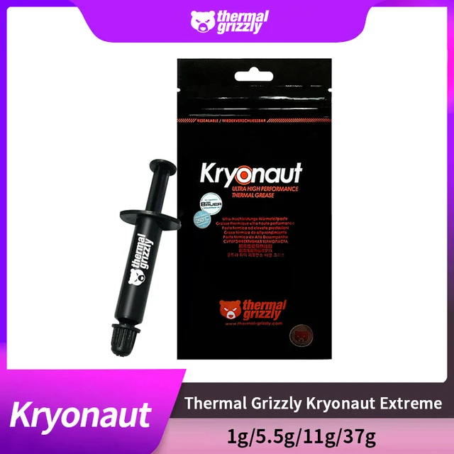 New Thermal Grizzly Kryonaut Thermal Paste for CPU/GPU Cooler Large  Capacity Compound Cooling Silicone Grease 1g - AliExpress