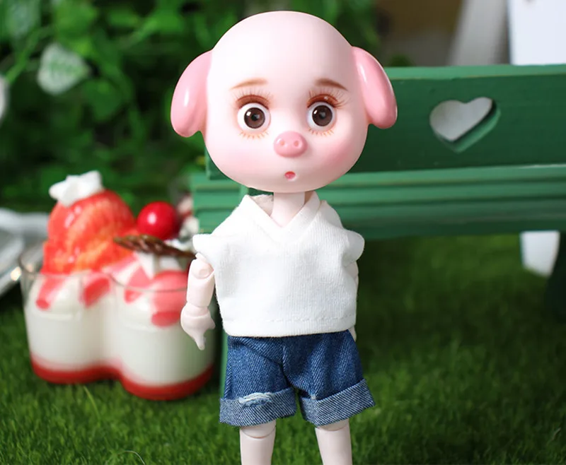 Fortune Days DoDo кукла 1/12 шарнирное тело 15 см мини-кукла для ребенка Lucky pig ob11 beauty "Свинья GSC глиняная кукла руки делают игрушки 26 суставов