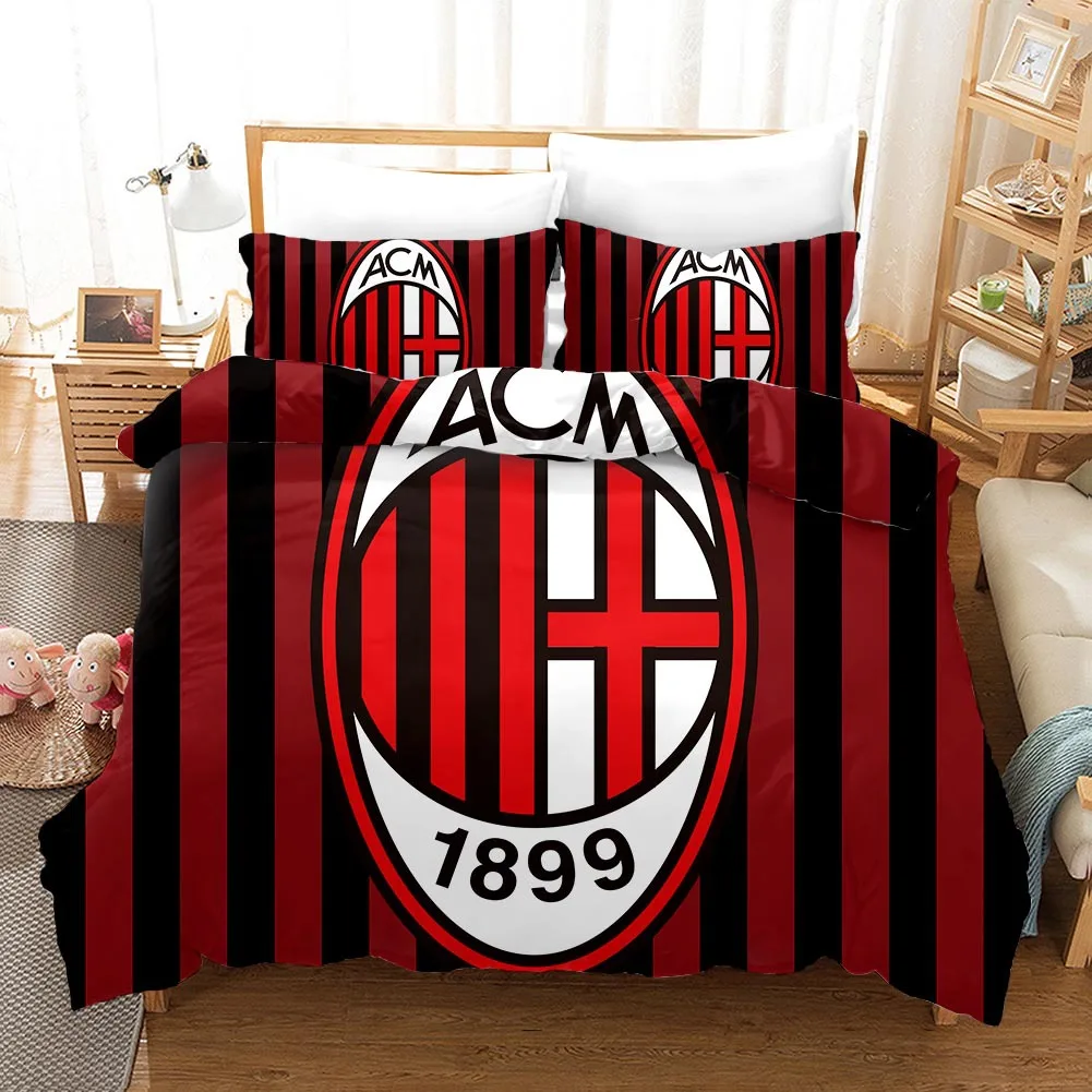 Football Team Pattern Bedding Set Hot Selling Foreign Trade Home Textile Quilt Cover Two-piece Set Comforter Bedding Sets