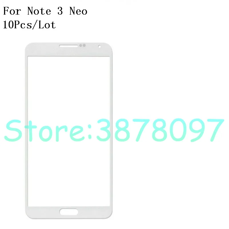 10 шт./лот для samsung Galaxy Note3 Note 3 Neo N750 N7505 Переднее стекло 5," сенсорный экран внешняя панель Запасная часть