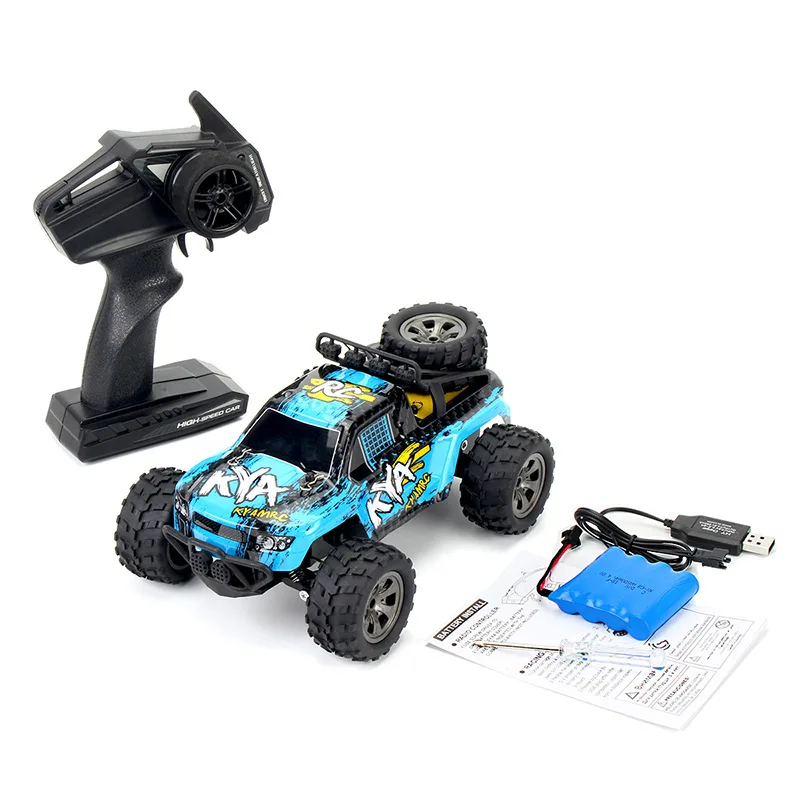 Радиоуправляемая машина 2,4G 1:18 2WD Bigfoot 4WD большое колесо 1/18 RC гоночный автомобиль внедорожный Багги пикап Внедорожник игрушки дистанционного управления