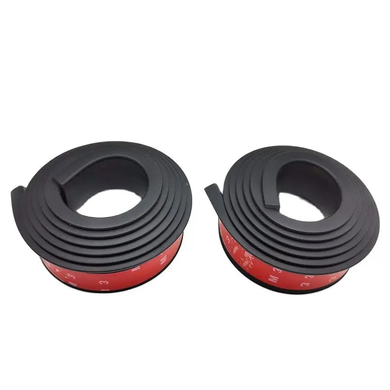 

Universal 2X 3.8cm/1.5M Car Fender Flare Extension Wheel Eyebrow Rubber Trim Protector Stripe Black