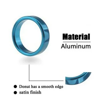 WAKEWAY 40MM, 45MM, 50MM Stainless Steel Metal Men's Fashion Ring Penis Delayed Ejaculation Ring 2