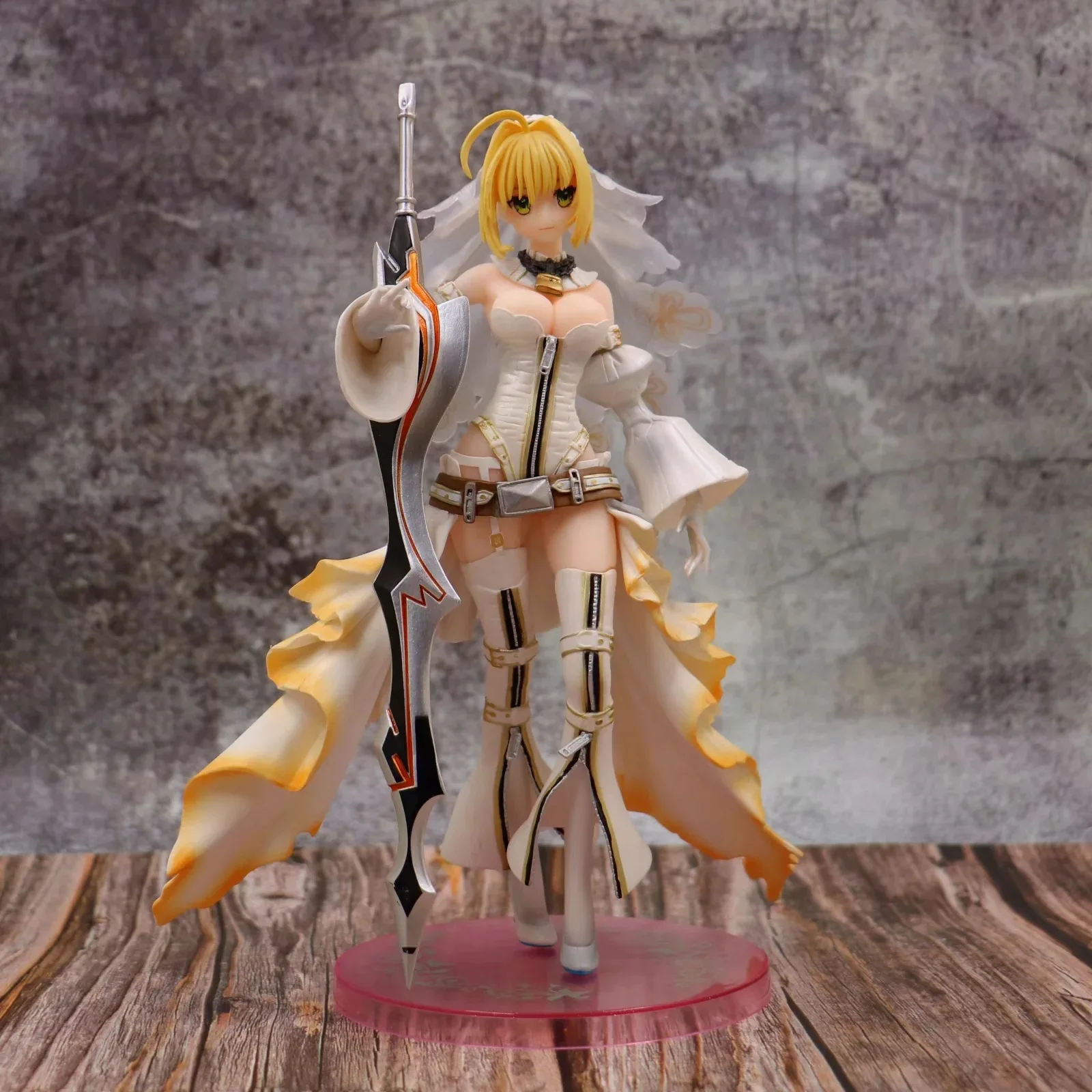 

Wedding Dress Bride SABER Fate/Grand Order 2-Order Mesh Colorful Wedding Dress Nero Garage Kit