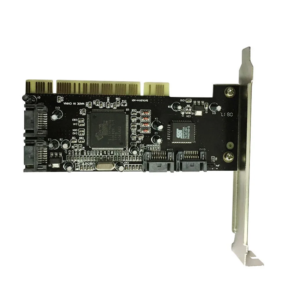 PCI SATA добавить на карту конвертер стабильный Plug Профессиональный 4 Порты легкое применение для настольных ПК с возможностью замены во время работы контроллера адаптер