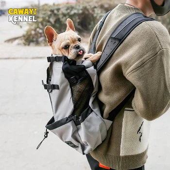 

CAWAYI KENNEL Pet Carriers Carrying for Small Large Cats Dogs Backpack Dog Transport Bag Bolso Perro Torba Dla Psa Honden Tassen