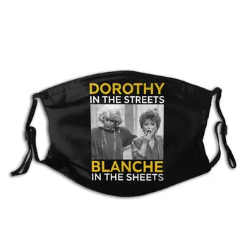 

Golden Girls Unisex Non-Disposable Mouth Face Mask Anti Haze Dust Mask With Filters Protection Mask Respirator Mouth Muffle