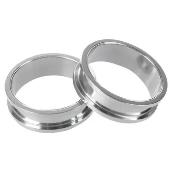 

1 Pair Screw Fit Stainless steel Ear Plugs Rings Flesh Tunnels Piercing Jewelry Steel color, 22mm