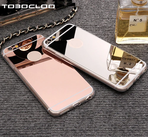 Роскошный зеркальный Мягкий силиконовый чехол из ТПУ для iPhone 12 Mini 11 Pro Max 5 5s SE 6 6s 7 8