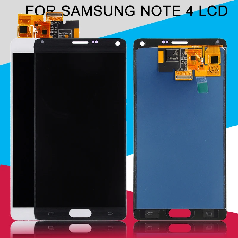 

Catteny 1Pcs N910 LCD For Samsung Galaxy Note 4 N910F Display N910A N910H Lcd Touch Screen Digitizer Assembly Free Shipping