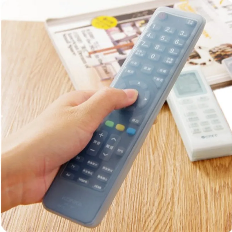 1PC Remote Control Covers, TV Remote Control Case, Dust Cover Protective Case for Air Condition Organizer