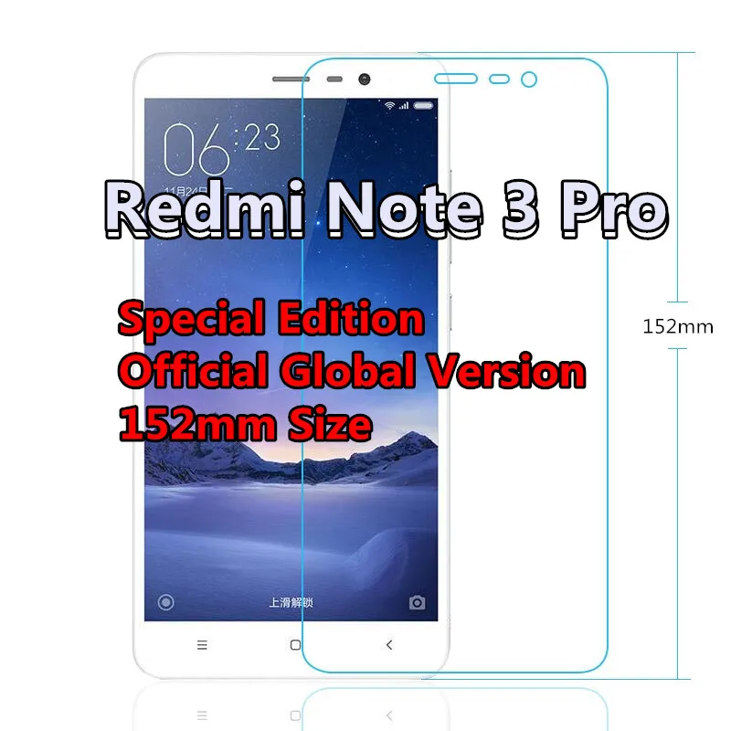 Закаленное стекло для Xiaomi Redmi note 3 Pro 152 мм глобальная версия note 3 SE специальная версия записная книжка для экрана 3 150 мм