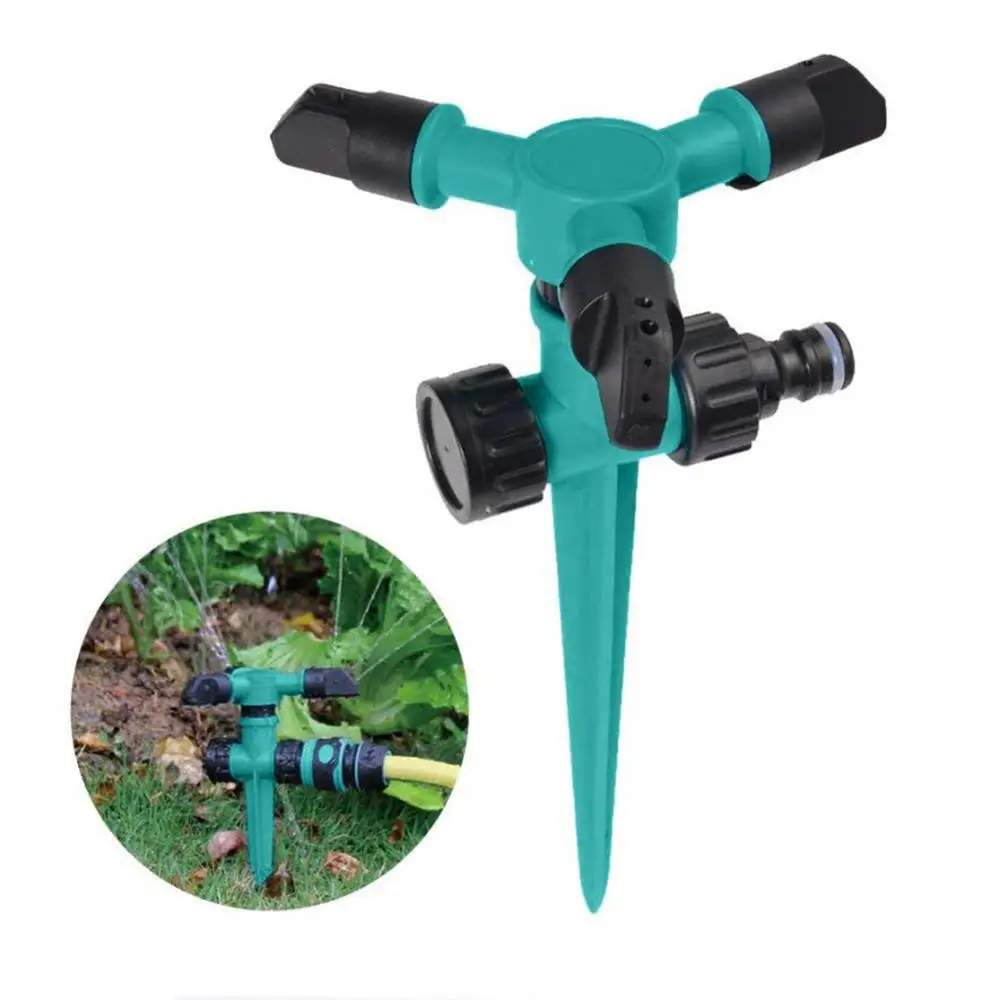 ABS садовый газон разбрызгиватель автоматический 360 Вращающийся воды спринклеры газон оросительная система - Цвет: Blue