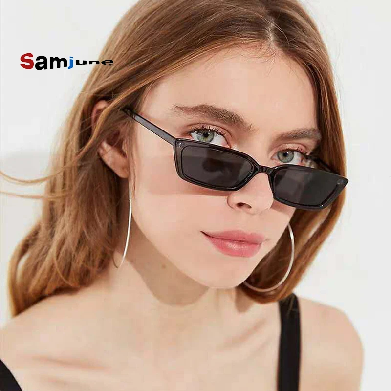 Женское квадратное солнцезащитное стекло SamjuneFashion ретро-стекло с небольшой