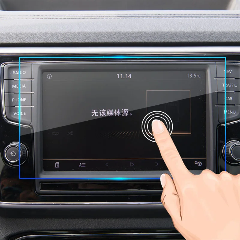 Защитная пленка против царапин для VW Golf Passat Polo magotan sagitar Bora LaVida Touran gps навигация