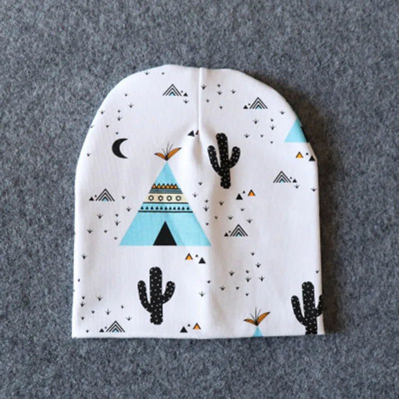 Baby Winter Hats Printting Baby Caps Winter For Boys Girls Cute Animal Photography Props Infant Kids Fruit Hat Hair Accessories - Цвет: 10