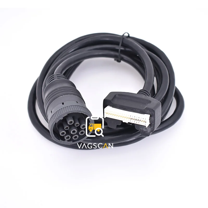 

OBD2 9 pin 88890034 Cable for VOLVO vcads interface 88890020/88890180 OBDII truck diagnostic tool