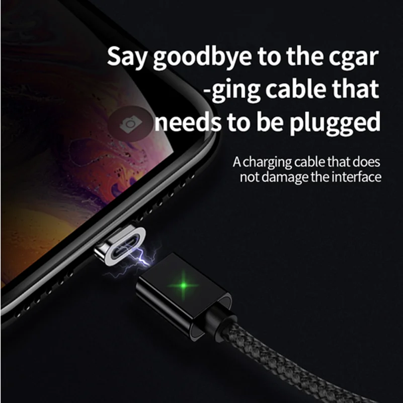 Олаф Магнитный Usb кабель для зарядки Micro Usb шнур для мобильного телефона huawei Быстрая зарядка usb type C кабель магнит зарядное устройство провод шнур