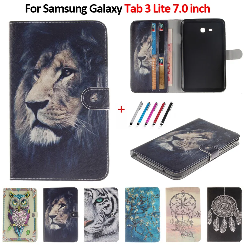Чехол для Samsung Galaxy Tab 3 Lite 7 0 дюйма телефон T111 T113 T116 Модный чехол с изображением