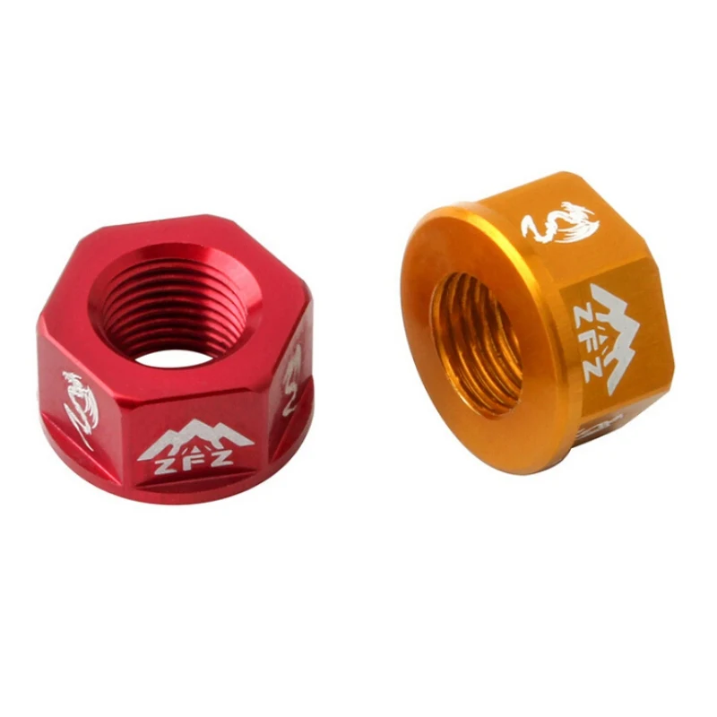 Bicycle Hub Nut Flower Drum Nut M10 Flange Front wheel rear wheel Screw cap Aluminum Alloy Nut For Child Balance Bike MTB Road Bicycle Hub Nut Flower Drum Nut M10 Flange Front wheel rear wheel Screw cap Aluminum Alloy Nut For Child Balance Bike MTB Road