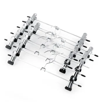 

Hot Quality New 10PC Stainless Steel Clip Stand Hanger Pants Skirt Kid Clothes Adjustable Pinch Grip