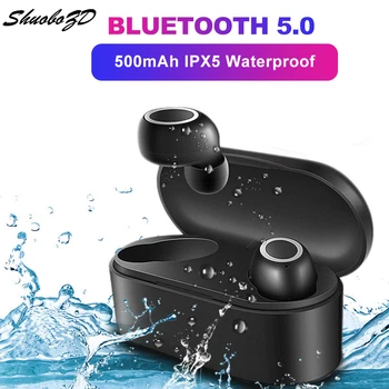 

Bluetooth 5.0 Earphones TWS Wireless Earphones Blutooth Earphone Handsfree Earphone Sports Earbuds Gaming Headset Phone PK HBQ