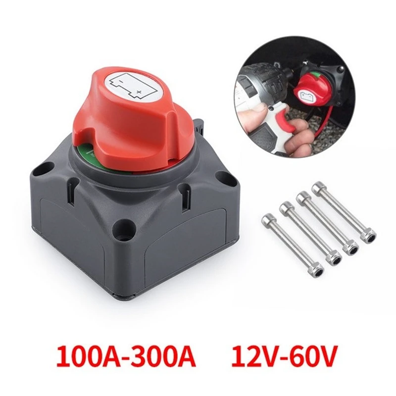 Boat Electrical & Lighting Dual Battery Selector Switch Disconnect for