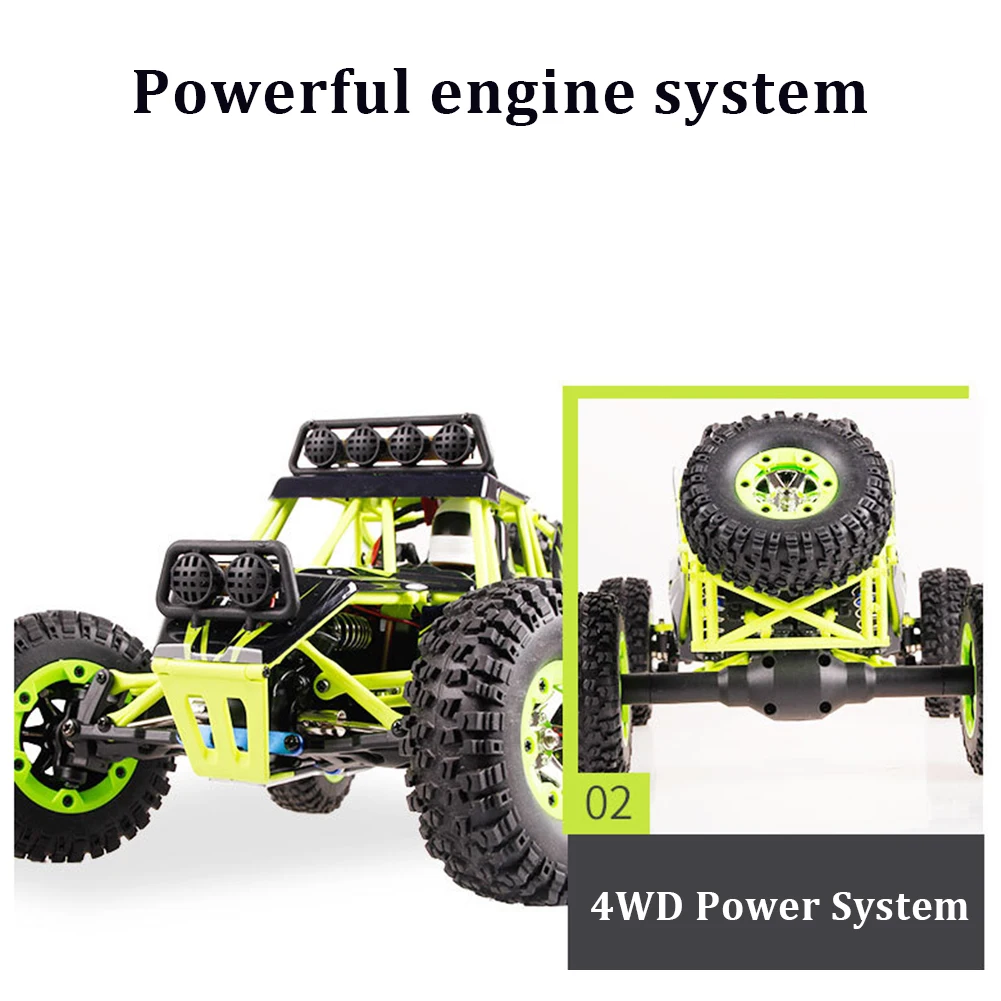 Pokich RC автомобиль внедорожный грузовик Высокая скорость четыре-привод внедорожный альпинистский автомобиль 50 км соревновательная игрушка автомобиль 1:12 дистанционное управление модель автомобиля