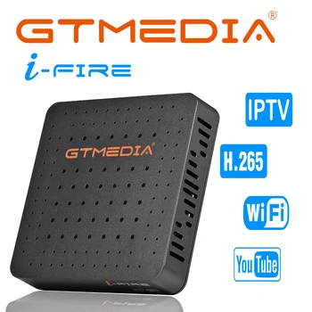 

GTMEDIA IFIRE TV box Built in 2.4G wifi support Xtream and Youtube online media app smart tv box supports 1080P H.265 decoder