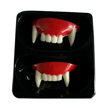 

Terror Tooth Toys Teeth Zombie Incisors Halloween Denture Tool Prank Favors Toys Funny Cosplay Props Party Novelty Costume E2M3
