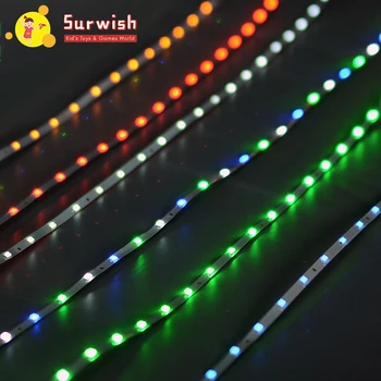 

1m 3V Indoor Decorative LED Strip Architecture Sand Table Model Light String - Bright Blue Green White/Green/Red Light