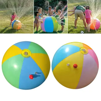 

Inflatable Beach Ball Colorful Kids Playing Water Polo Toys Summer Outdoor Swimming Inflatable Ball Water Toys Birthday Gift