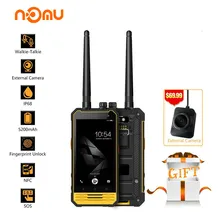 Nomu T18 IP68 портативная рация Водонепроницаемый 4G LTE мобильный телефон 4," MTK6737T четырехъядерный Android 7,0 3 ГБ+ 32 ГБ 5200 мАч NFC Смартфон