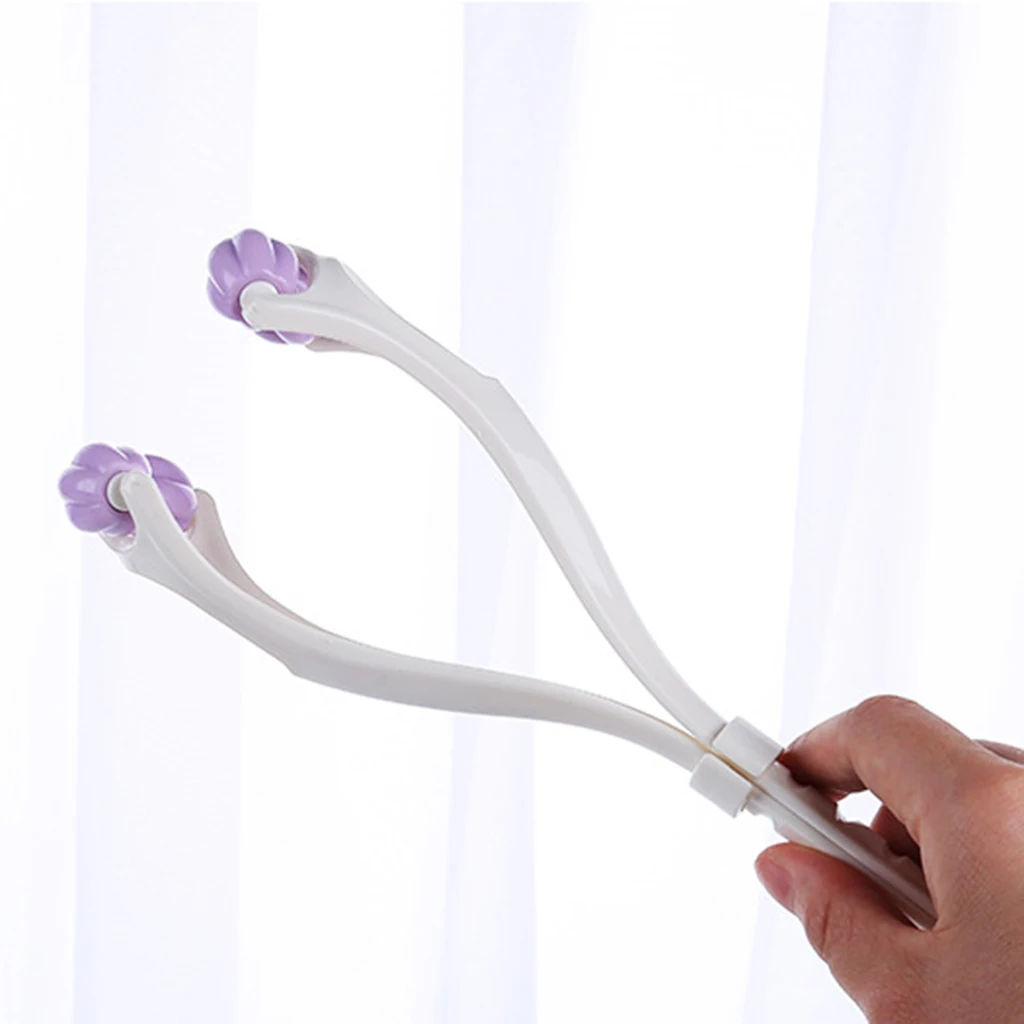 Facial Face Up Roller Massager Plastic Facial Massager Skin Firming Slimming Remove Double Chin Neck Lift 2 in 1 Beauty Tools